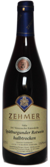 2017 Spätburgunder Rotwein QW halbtrocken Kreuznacher Katzenhoelle