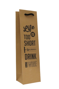 1er Tragetasche "Life is too short to drink bad wine"
