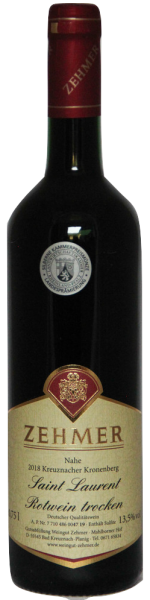 2018 Saint Laurent Rotwein QW trocken Kreuznacher Kronenberg