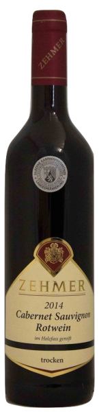 2014 Cabernet Sauvignon Rotwein QW trocken im Holzfaß gereift Kreuznacher Roemerhelde